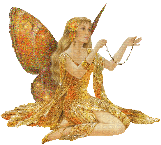 golden fairy gif